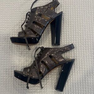 Coach black heels